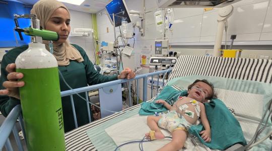 محطات الأكسجين على حافة التوقف نتيجة منع الاحتلال قطع الصيانة من الدخول لقطاع غزة