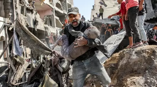 عمليات نسف إسرائيلية لمنازل المواطنين في غزة. (صورة أرشيفية)