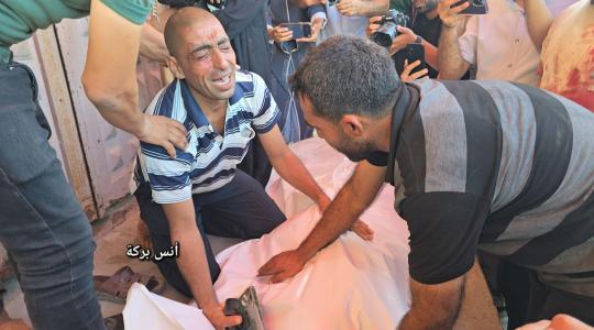 من وداع الطفل الشهيد  الطفل محمد رياض أبو حماد 