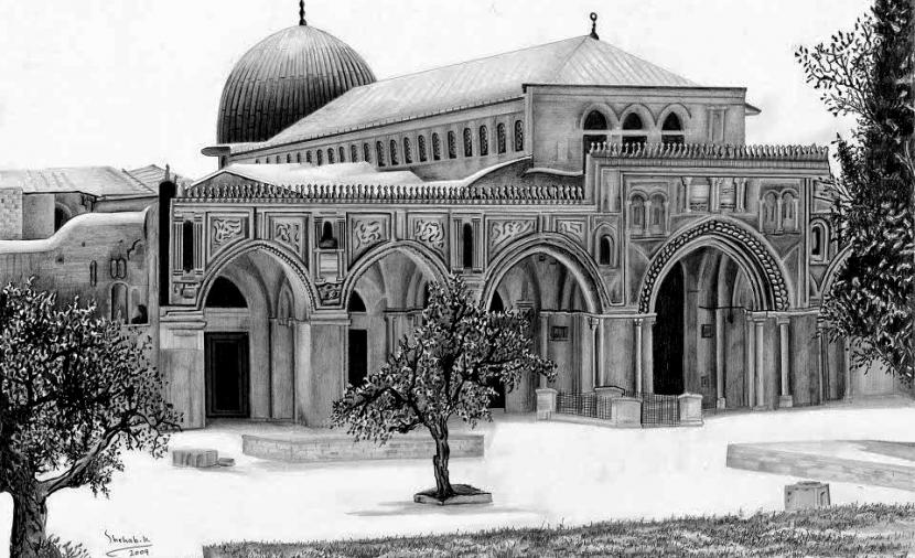 كتاب يرسم تاريخ القدس بقلم رصاص | فلسطين أون لاين