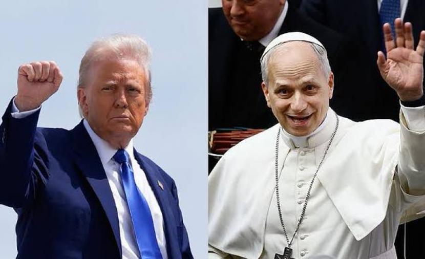 ما قصة الصورة الأخيرة التي نشرها دونالد ترامب خلال مهاجمته البابا لاوون الرابع عشر؟
