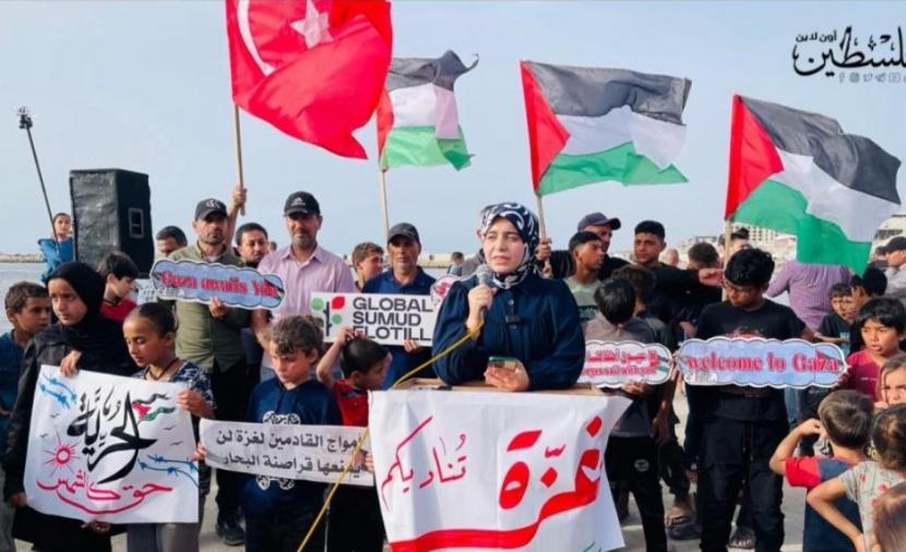 المتحدثة باسم أسطول الصمود لـ "فلسطين": الاحتلال قام بالسطو على غالبية السفن
