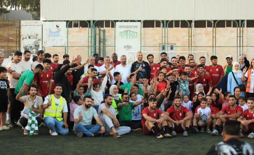 نادي الوحدات الأردني يستقبل جرحى من غزة