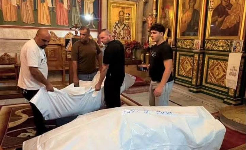 بطريرك القدس للاتين ينعى مسيحيتين فلسطينيتين استشهدتا بغارة إسرائيلية