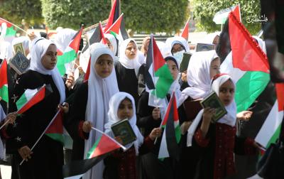 مسير قرآني لـ800 حافظة للقرآن الكريم شوارع مدينة غزة (9).jpg