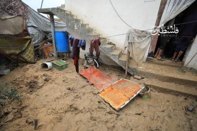 غرق البيوت عقب فتح الاحتلال السدود شرق غزة تزامناً مع المنخفض الجوي الأخير (1).jpeg