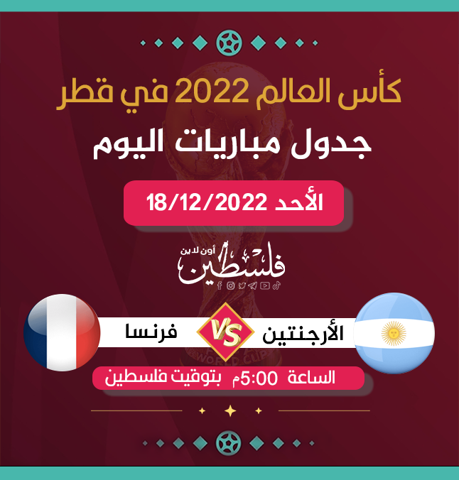 توقيت المباراة النهائية لكأس العالم 2022 بين الأرجنتين وفرنسا والقنوات الناقلة.png