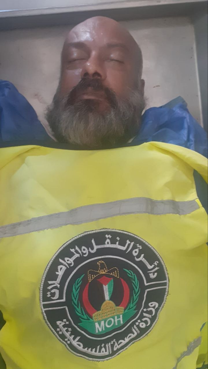 استشهاد موظف بوزارة الصحة برصاص الاحتلال في ساحة مجمع ناصر الطبي