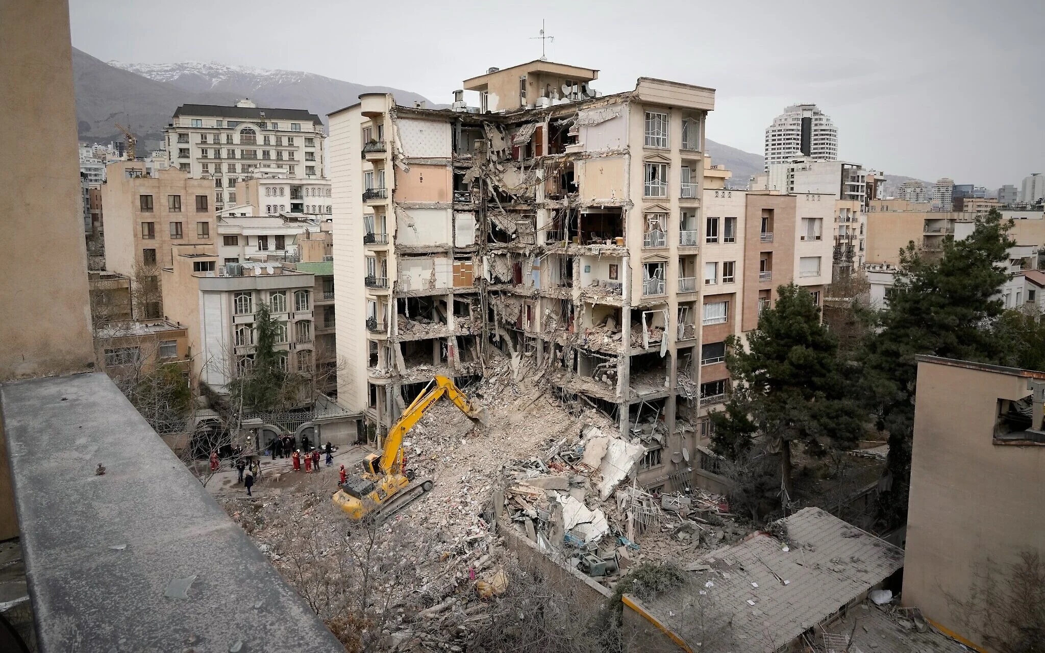 قصف إيراني على تل أبيب إسرائيل